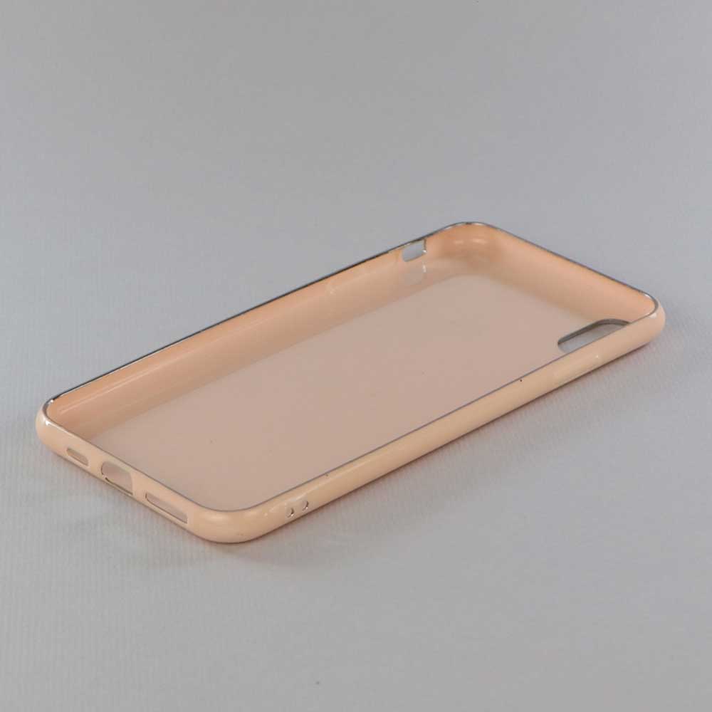 قاب ژله ای براق iPhone XS Max رزگلد