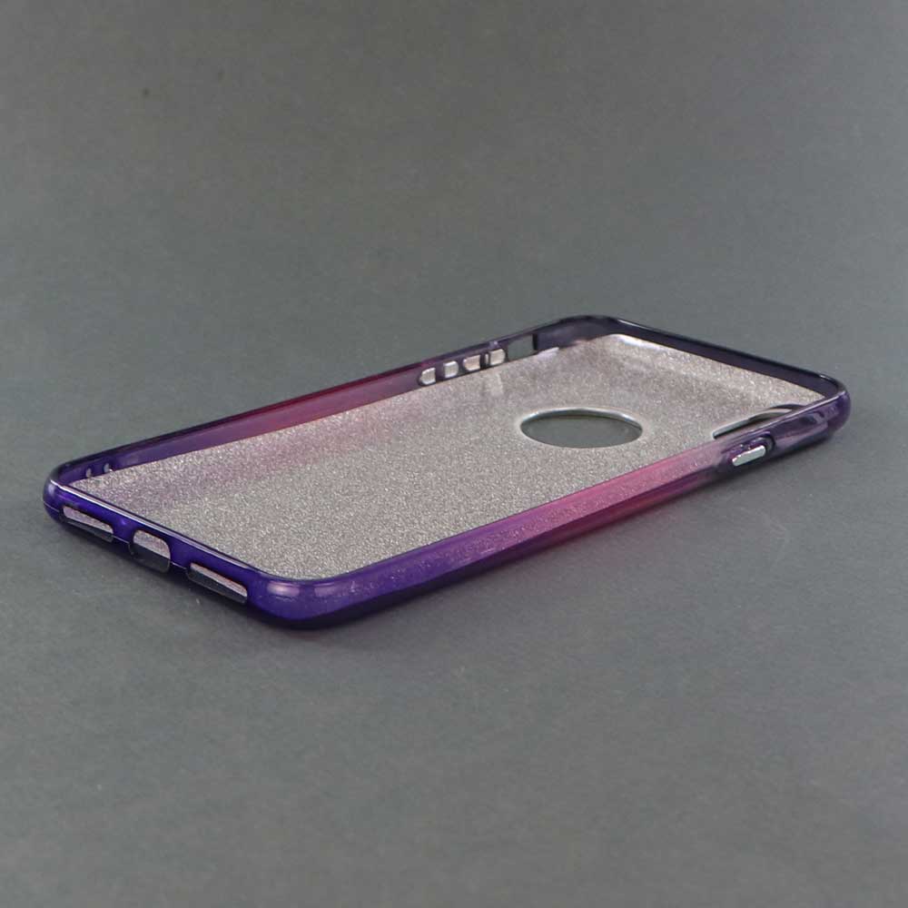 قاب اکلیلی سه رنگ iPhone XS Max صورتی بنفش