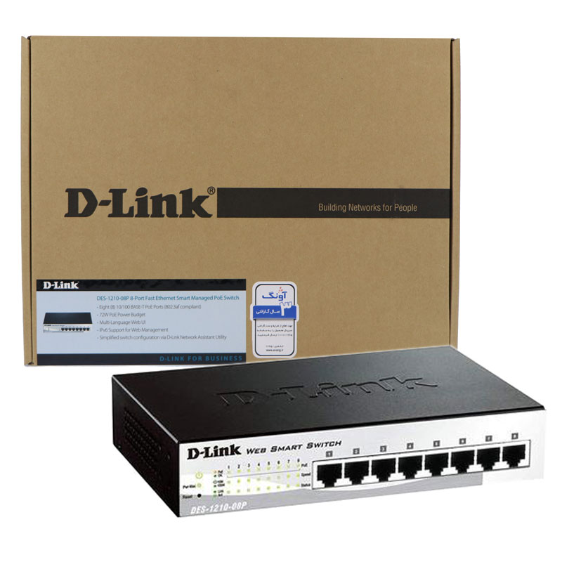 سوییچ D-Link DES-1210-08p