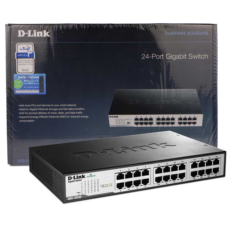 سوییچ D-Link DGS-1024D 24Port