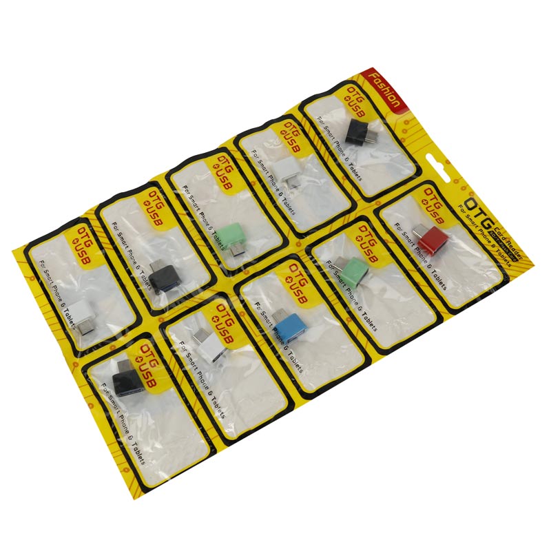 تبدیل Fashion OTG Type-C پک 10 عددی
