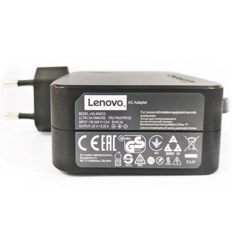 شارژر لپ تاپ Lenovo ADL45WCG 20V 2.25A