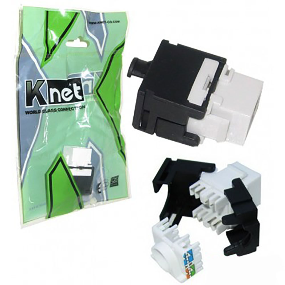 کیستون جک قفلی 180 درجه K-net KP-N1084 Cat6