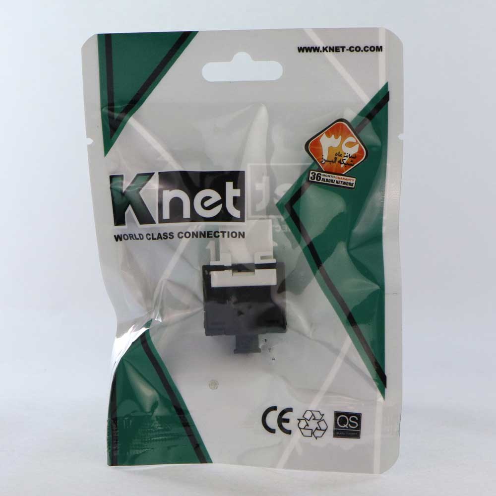 کیستون جک قفلی 180 درجه K-net KP-N1084 Cat6