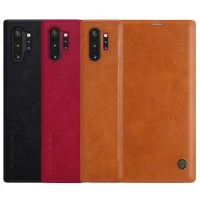 کیف چرمی اورجینال QIN نیلکین Samsung Galaxy Note 10 Plus