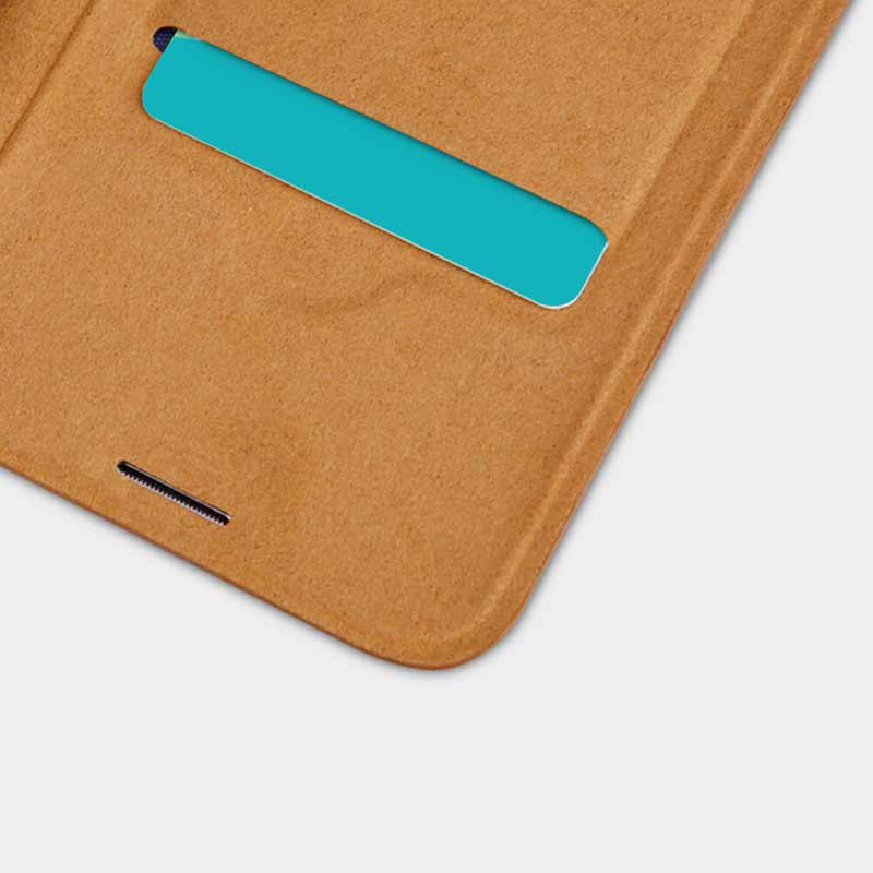 کیف چرمی اورجینال QIN نیلکین Samsung Galaxy S10