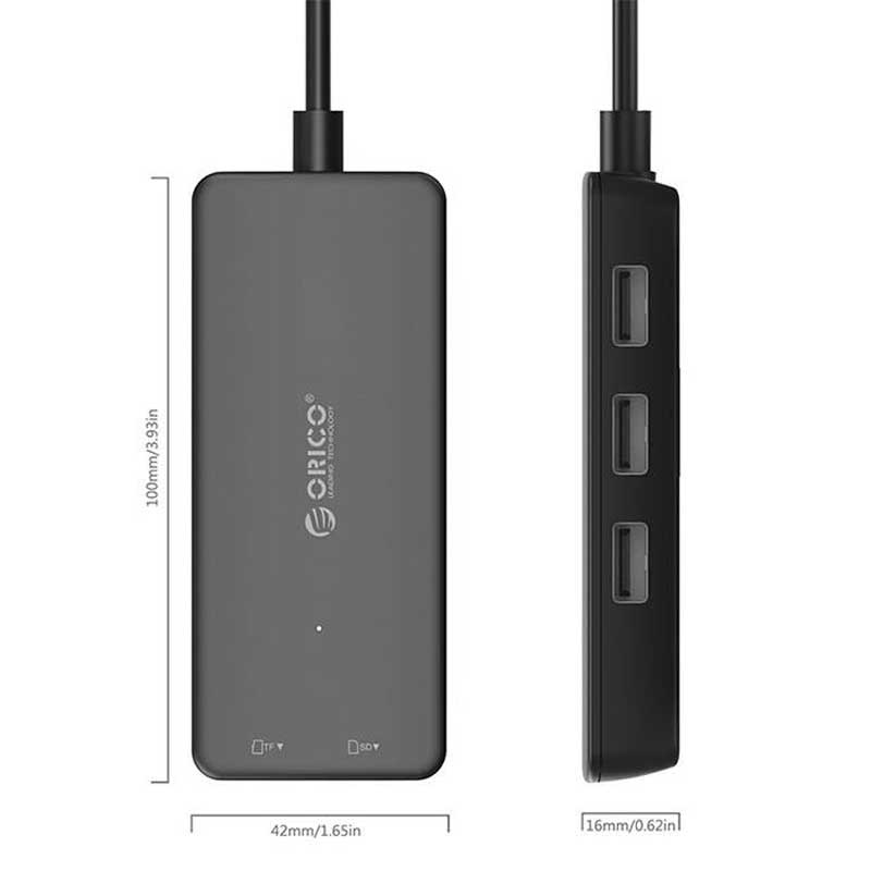 هاب 5 پورت USB2.0 اوریکو H3TS-U2