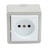 پریز روکار بدون ارت پارت الکتریک Part Electric PE4044