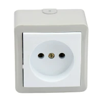 پریز روکار بدون ارت پارت الکتریک Part Electric PE4044