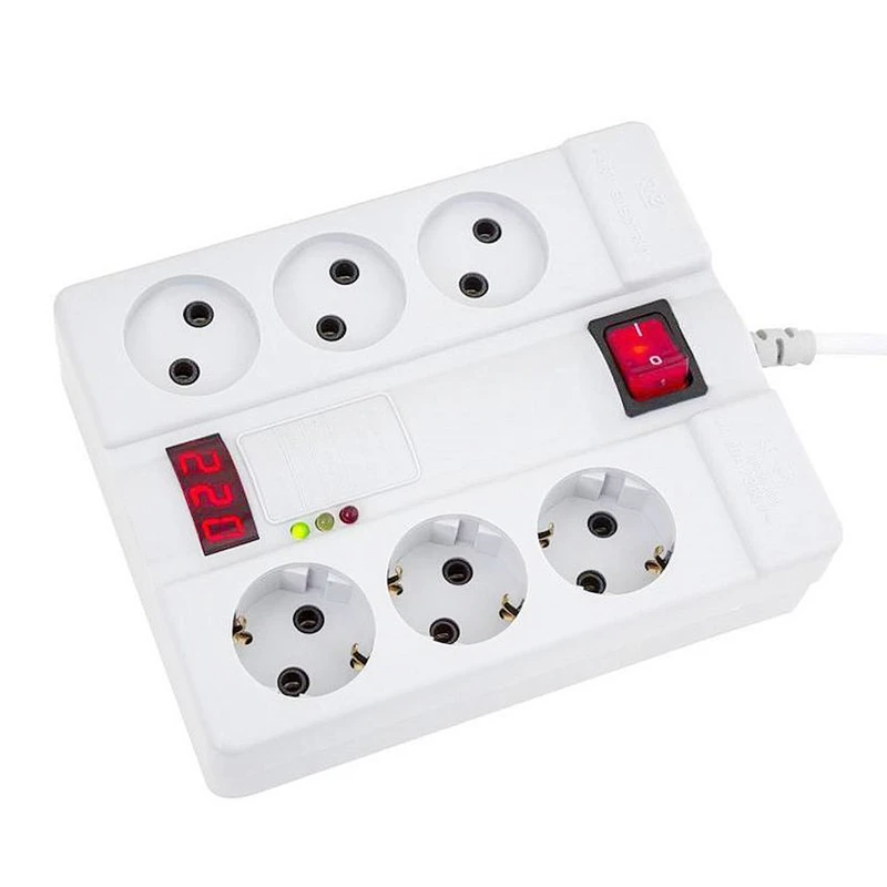 محافظ برق صوتی تصویری 6 خانه پارت الکتریک PE2160 با کابل 5 متری