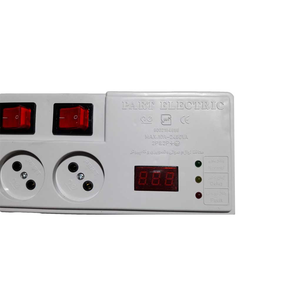 محافظ دیجیتال USB دار پارت الکتریک با کابل 1٫8متری مدل PE5203