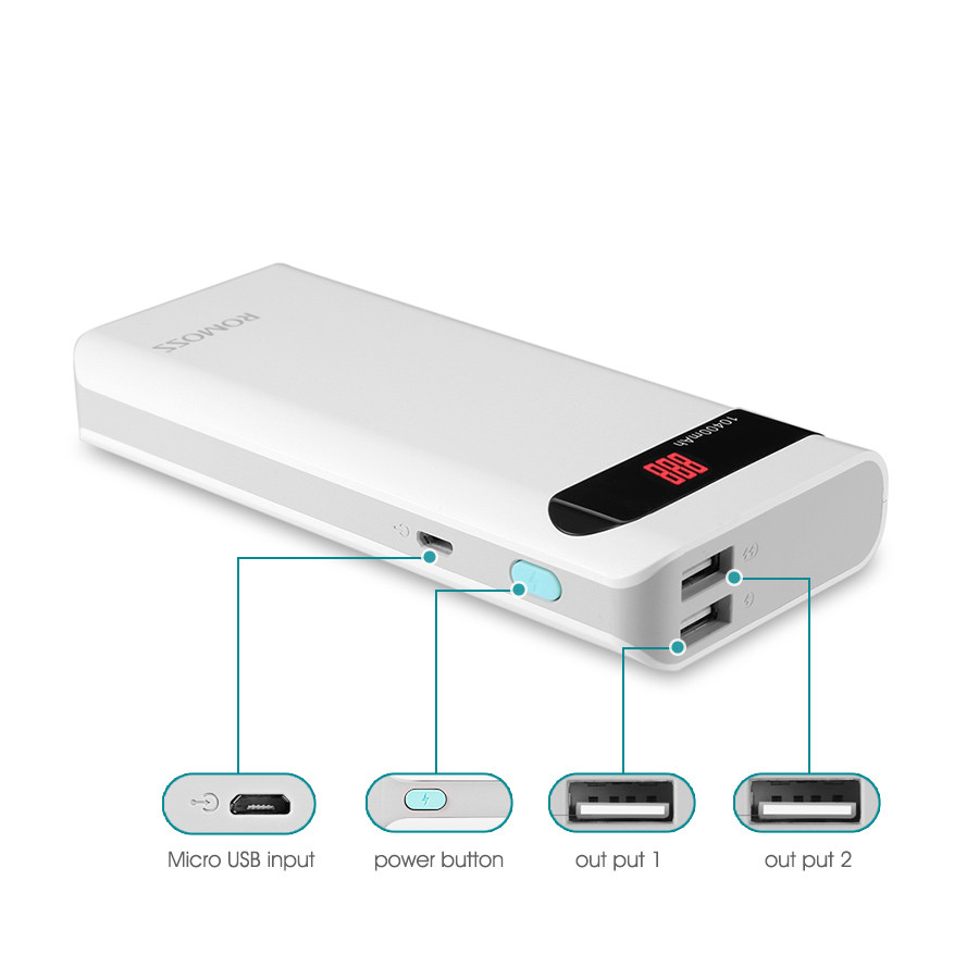 پاور بانک 10400 روموس Romoss sense 4P PH50