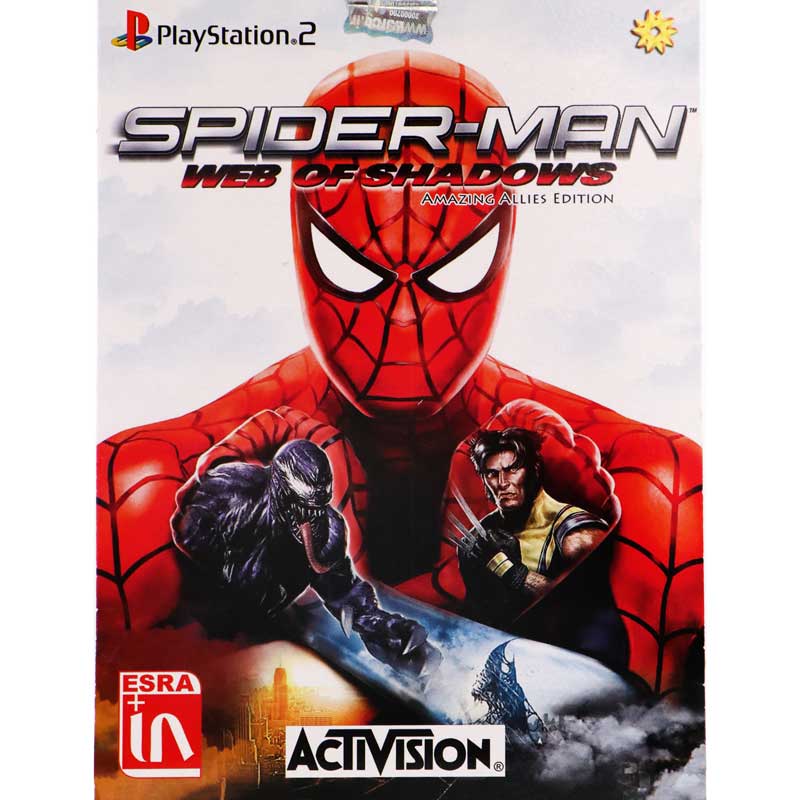 Spider-Man Web of Shadow PS2 لوح زرین