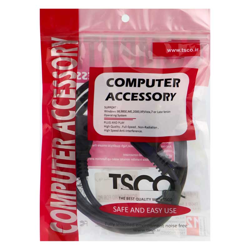 کابل برق درجه یک TSCO PC 1.5m 