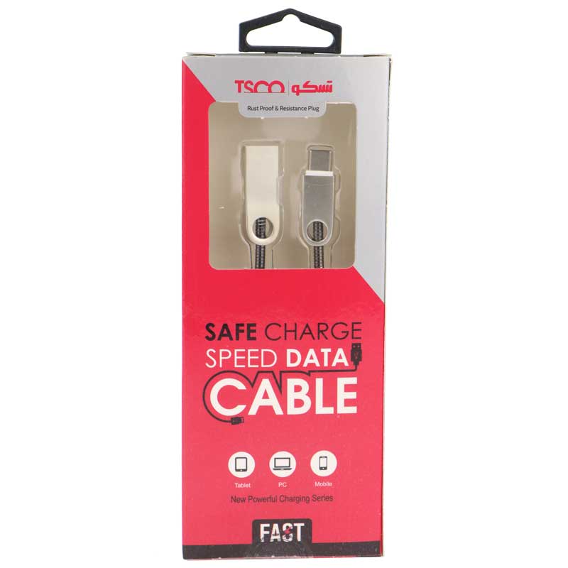 کابل TSCO TC 95 Type-C 1m روکش فلزی