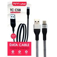 کابل TSCO TC C58 2.1A Type-C 1m روکش دار