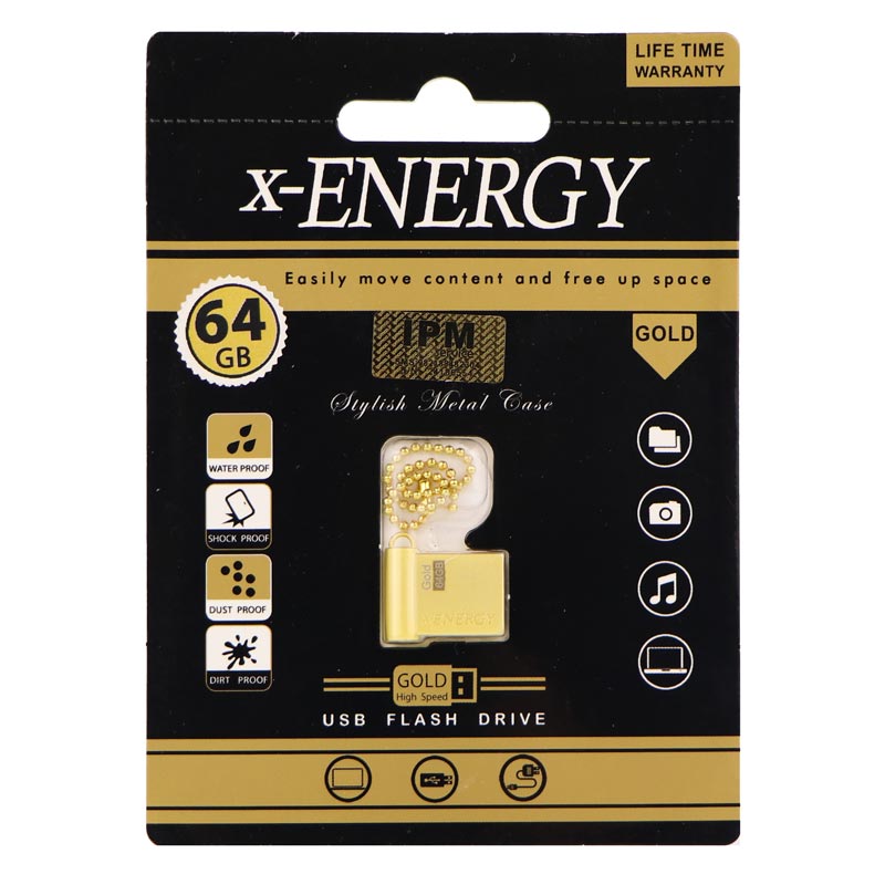 فلش 64 گیگ ایکس-انرژی X-Energy Gold