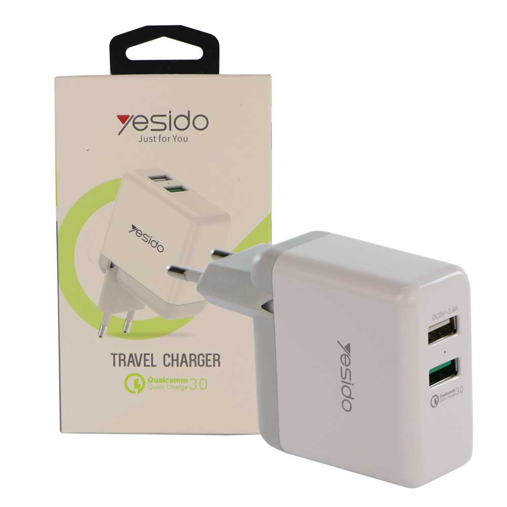شارژر دیواری فست شارژ Yesido YC13 2.4A