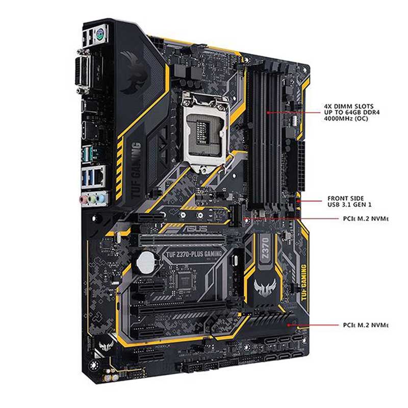 مادربرد ایسوس TUF Z370-PLUS GAMING DDR4