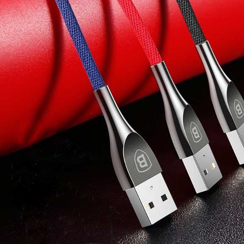کابل آیفونی Baseus CALMW-01 2A 1m روکش دار