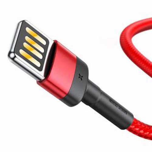 کابل کنفی آیفونی Baseus Cafule Cable CALKLF-HG1 1m