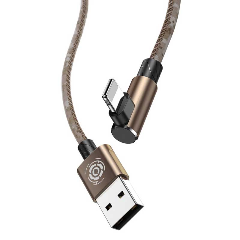 کابل آیفونی Baseus Camouflage CALMC-B12 2m روکش دار