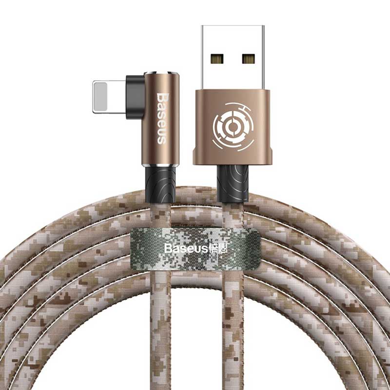 کابل آیفونی Baseus Camouflage CALMC-B12 2m روکش دار