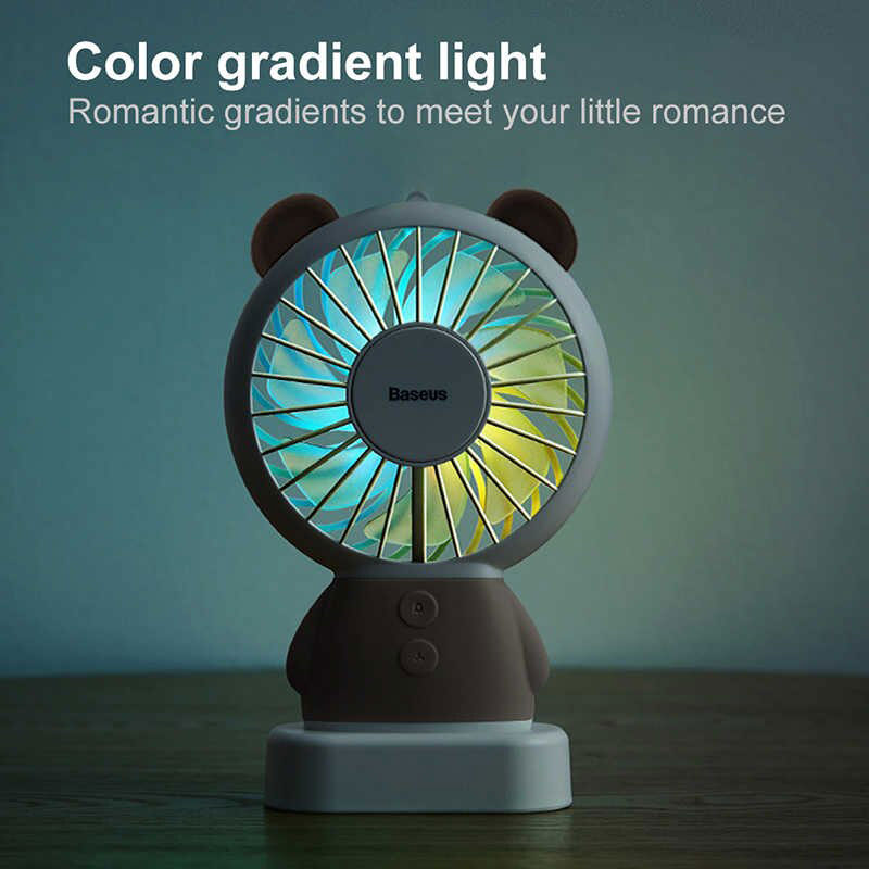 پنکه شارژی باسئوس Dharma bear fan CXBER-04