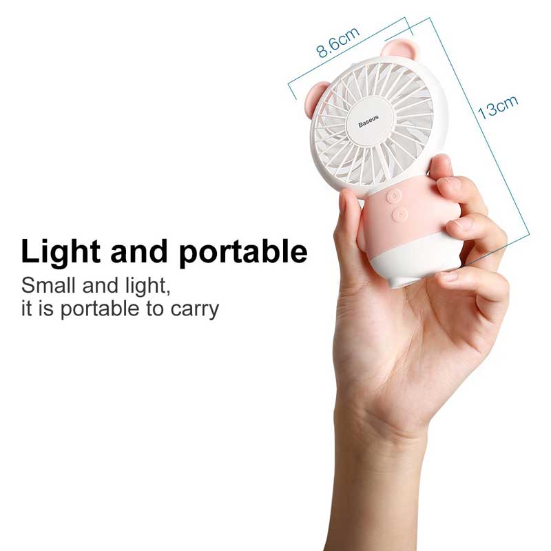 پنکه شارژی باسئوس Dharma bear fan CXBER-04