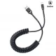کابل فنری آیفونی Baseus Double Spring CALSH-0G 1.2m