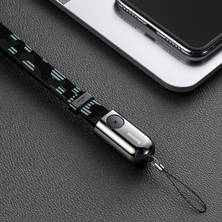 کابل آیفونی گردن بندی Baseus Golden Collar CALJL-BP1 85cm