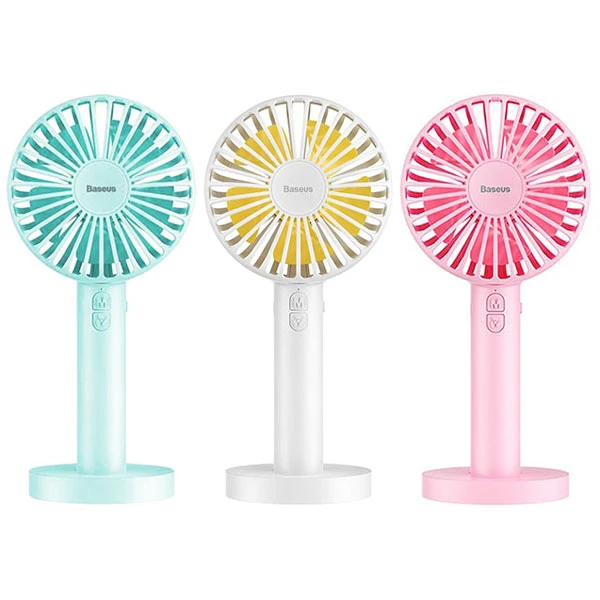 پنکه شارژی باسئوس Macarons fan CXMCL-03