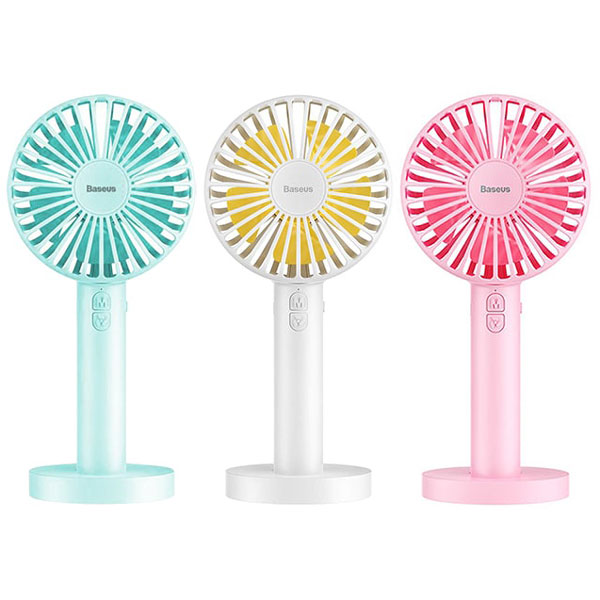 پنکه شارژی باسئوس Macarons fan CXMCL-03