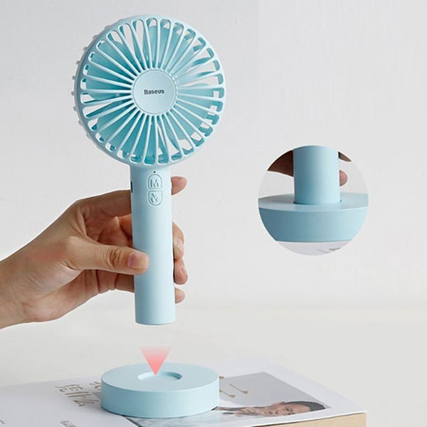پنکه شارژی باسئوس Macarons fan CXMCL-03