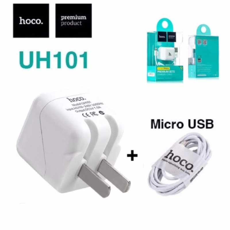 شارژر Hoco UH101 1A+ کابل میکرو یو اس بی (گارانتی 6 ماهه)