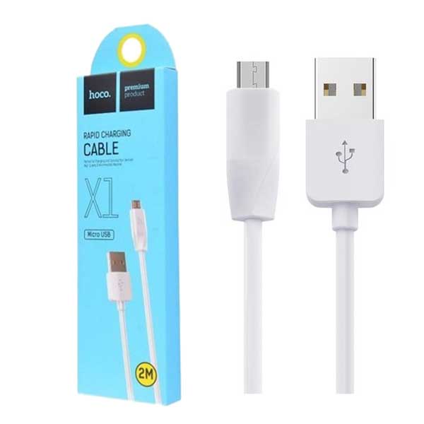 کابل میکرو یو اس بی Hoco X1 Rapid 2m (گارانتی 6 ماهه)