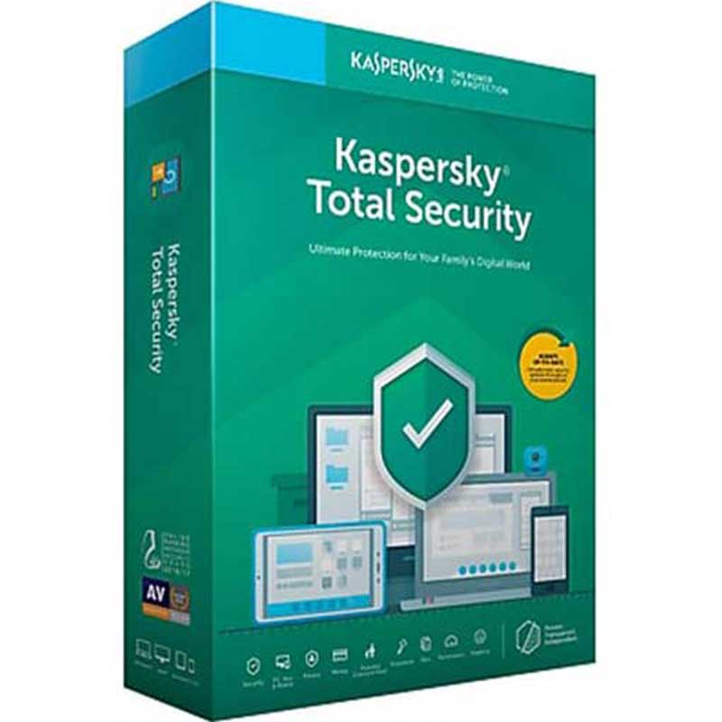 آنتی ویروس اورجینال Kaspersky Total Security 2020 4 User
