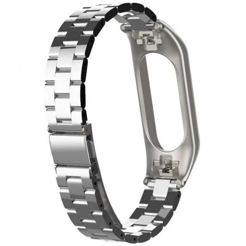 بند فلزی دستبند سلامتی Mi Band 3 / 4 3Bead