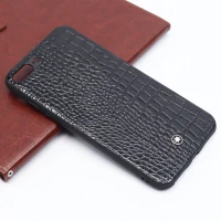 قاب چرمی Mont Blanc آیفون iPhone 7 / 8 Plus مشکی