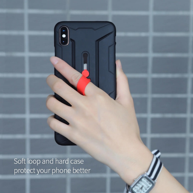 قاب اورجینال هولدردار Grip  نیلکین آیفون iPhone XS Max