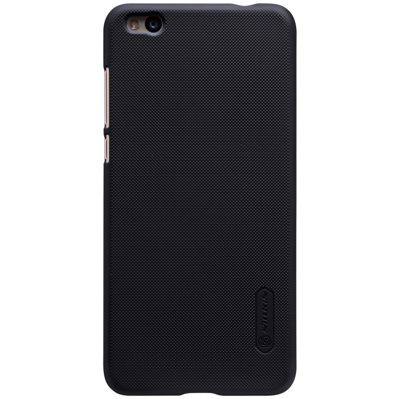 قاب اورجینال ضدضربه Super Frosted نیلکین Xiaomi Mi 5c مشکی + محافظ صفحه نمایش TPU