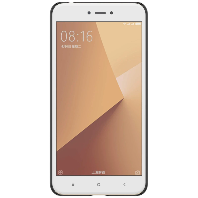 قاب اورجینال ضدضربه Super Frosted نیلکین Xiaomi Redmi Note 5A مشکی + محافظ صفحه نمایش TPU
