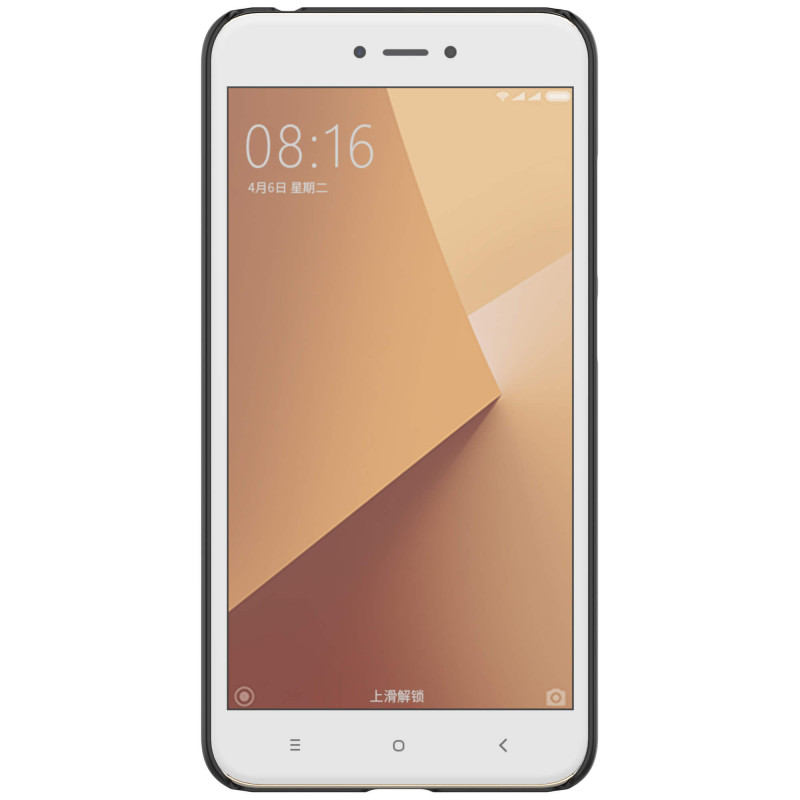 قاب اورجینال ضدضربه Super Frosted نیلکین Xiaomi Redmi Note 5A مشکی + محافظ صفحه نمایش TPU