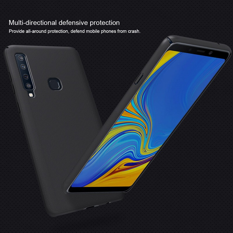 قاب اورجینال ضدضربه Super Frosted نیلکین Samsung A9 2018 + استند