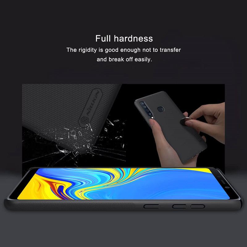 قاب اورجینال ضدضربه Super Frosted نیلکین Samsung A9 2018 + استند