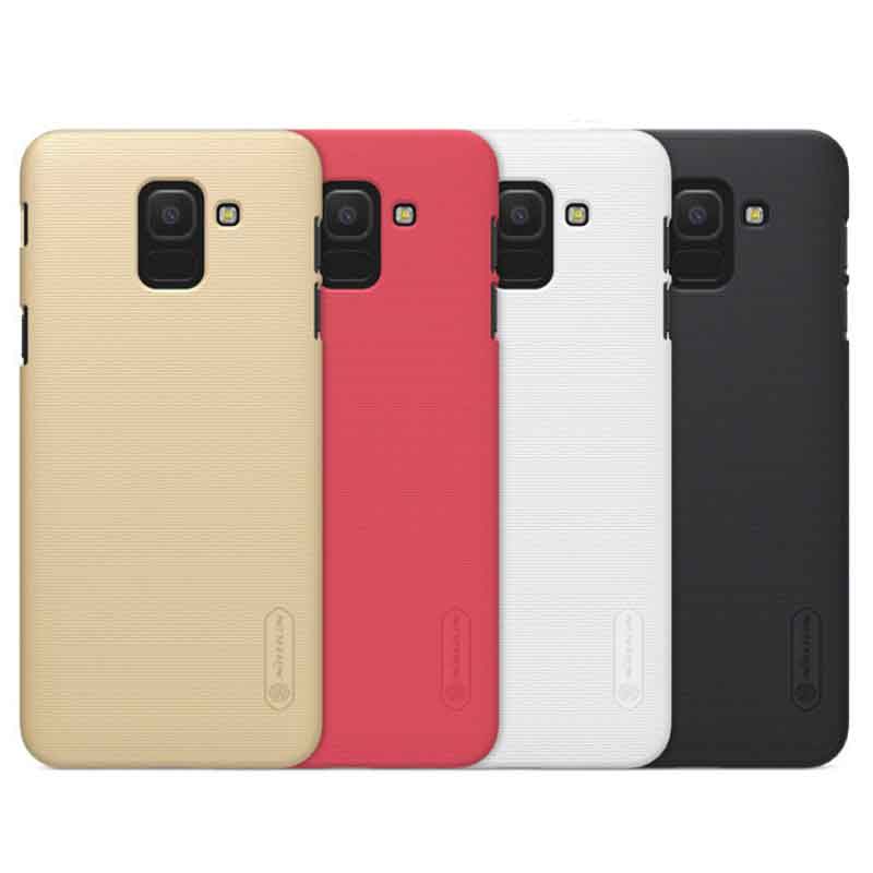 قاب اورجینال ضدضربه Super Frosted نیلکین Samsung J6 + استند
