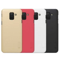 قاب اورجینال ضدضربه Super Frosted نیلکین Samsung J6 + استند