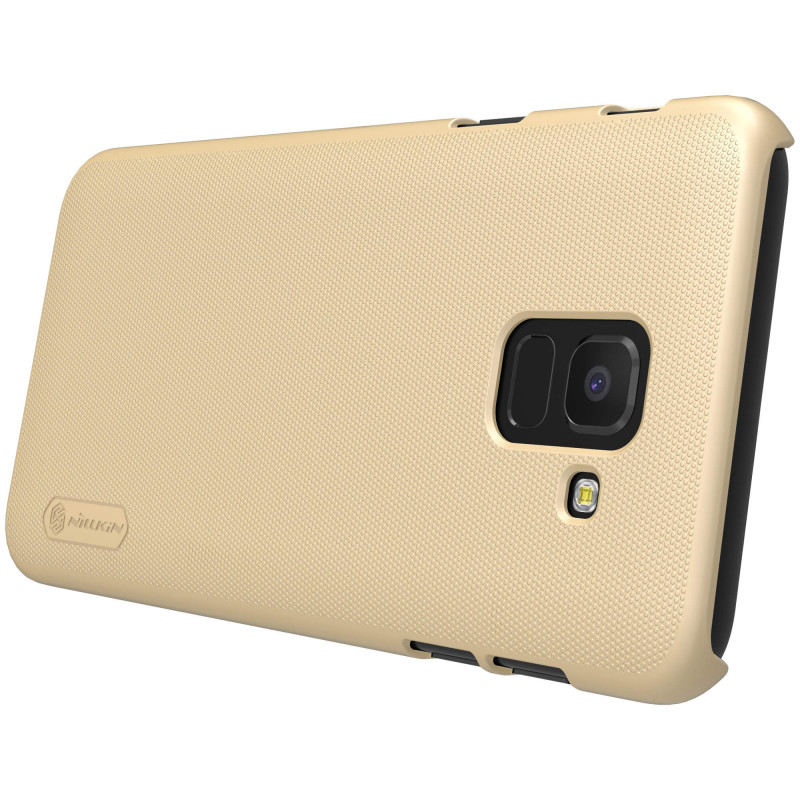 قاب اورجینال ضدضربه Super Frosted نیلکین Samsung J6 + استند