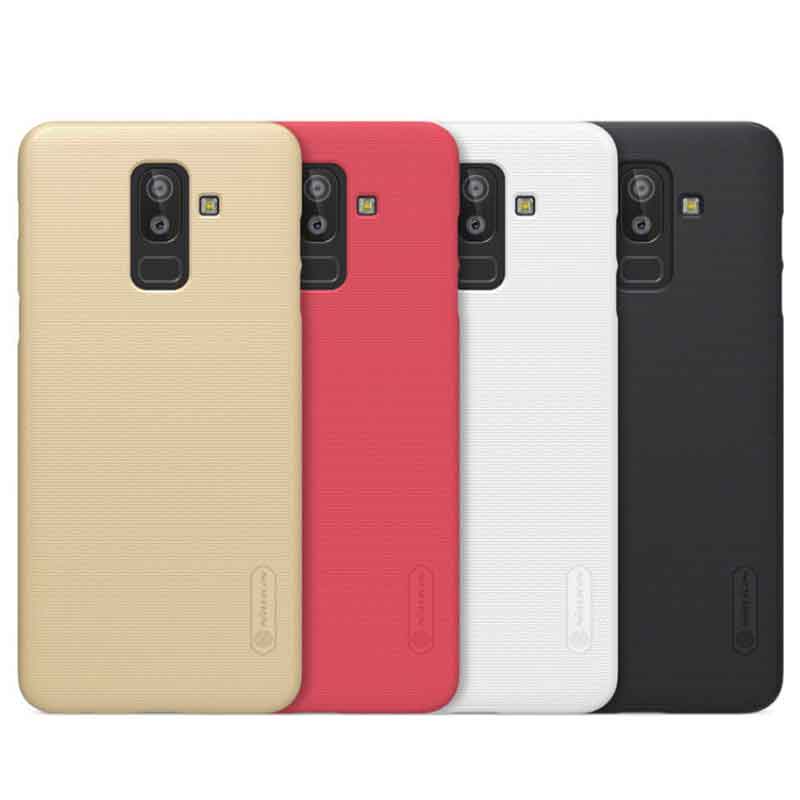 قاب اورجینال ضدضربه Super Frosted نیلکین Samsung J8 + استند