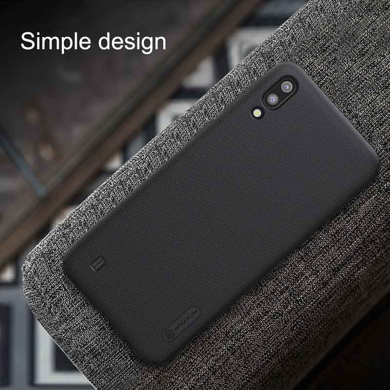 قاب اورجینال ضدضربه Super Frosted نیلکین Samsung M10 + استند